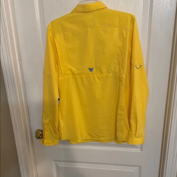 Columbia WOMENS XL Yellow Long Sleeve Shirt:  BRAND NEW - Picture 6 of 8